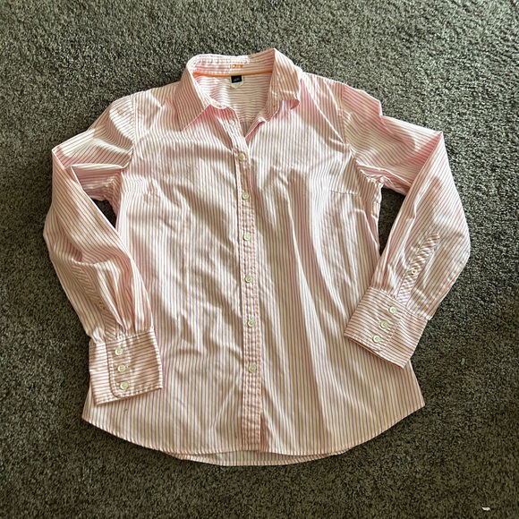 J. Crew Tops - Large J. Crew Striped Shirt
